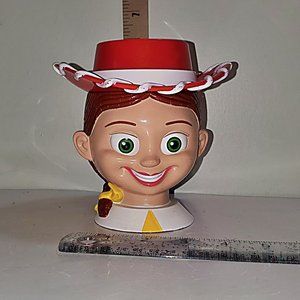 Jessie the Cowgirl Toy Story Disney On Ice Souvenir Character Mug Cup W/Lid
